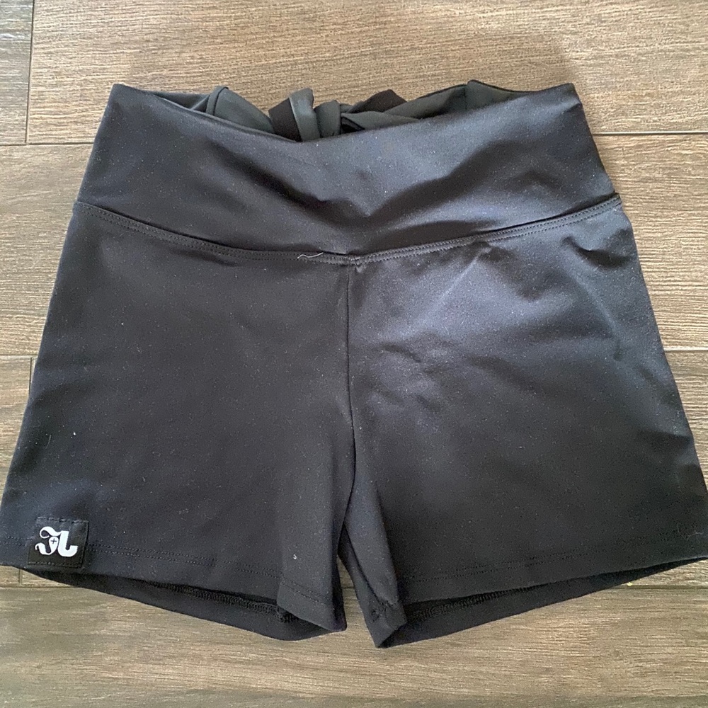 Jo+Jax High Waisted Tie Up Dance Shorts
